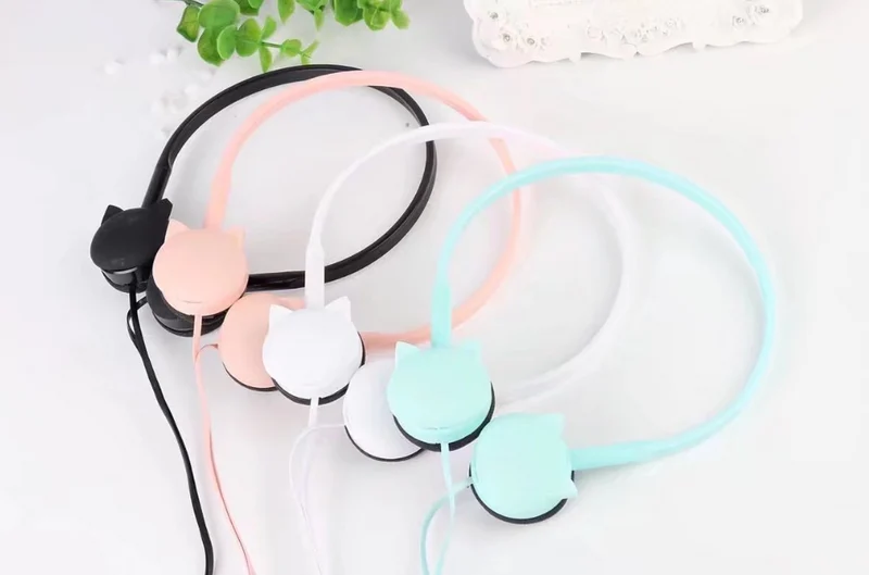 Cat Face Headphones