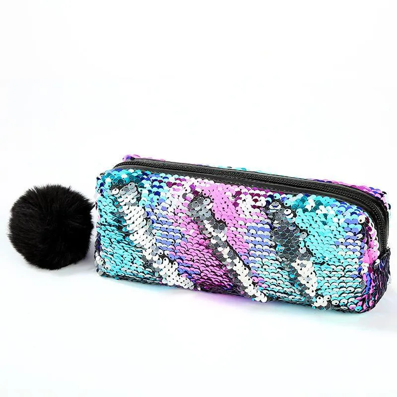 Sequins Color Changing Pencil Cases