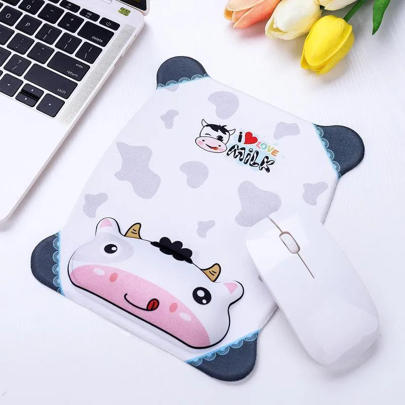 Cartoon Animal Mouse Pads with Wrist Support