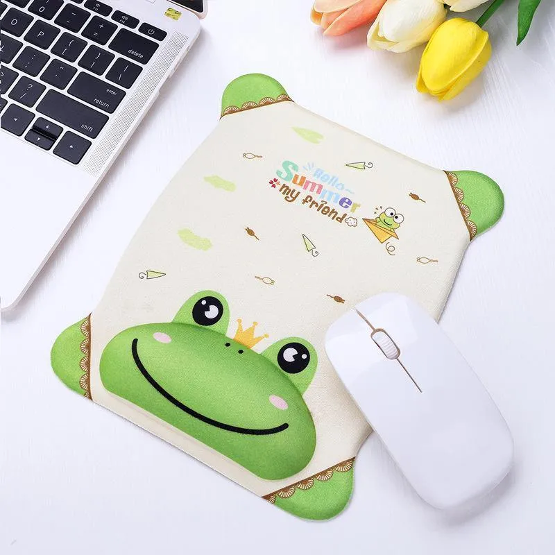Cartoon Animal Mouse Pads with Wrist Support