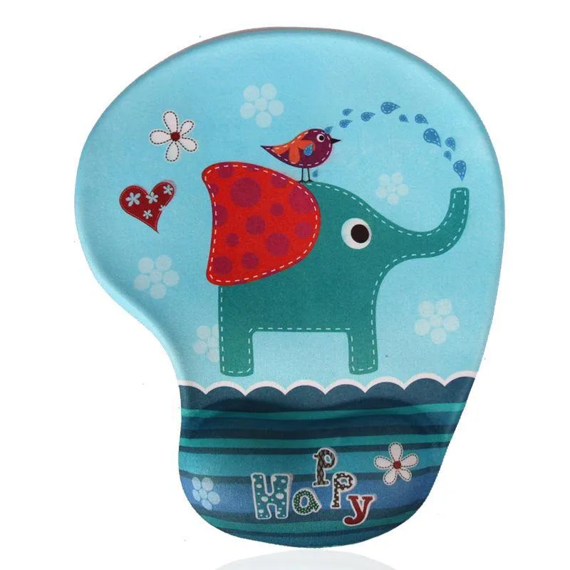 Cute Mouse Pads w/ Wrist Support