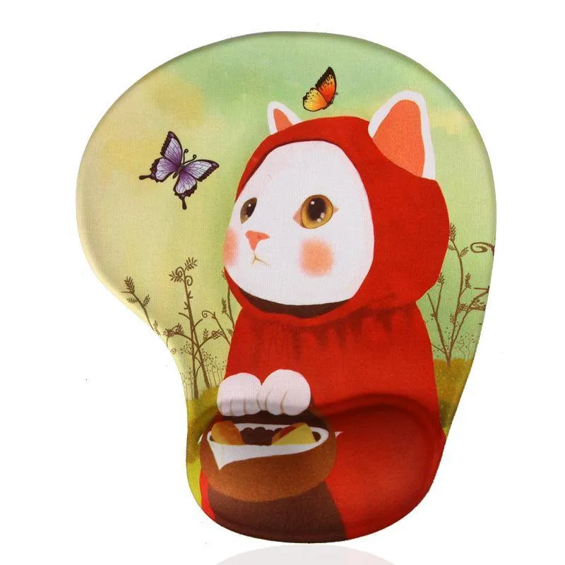 Cute Mouse Pads w/ Wrist Support