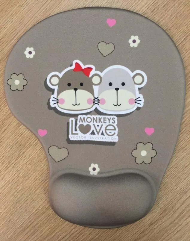 Cute Mouse Pads w/ Wrist Support