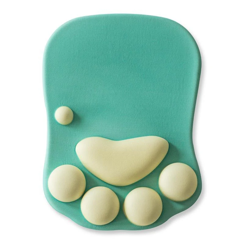 Cat Paw Shaped Mouse Pad w/ Wrist Support