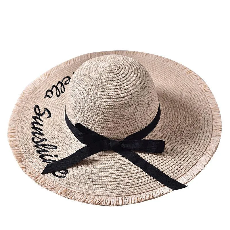 Hello Sunshine Embroidered Sun Hats