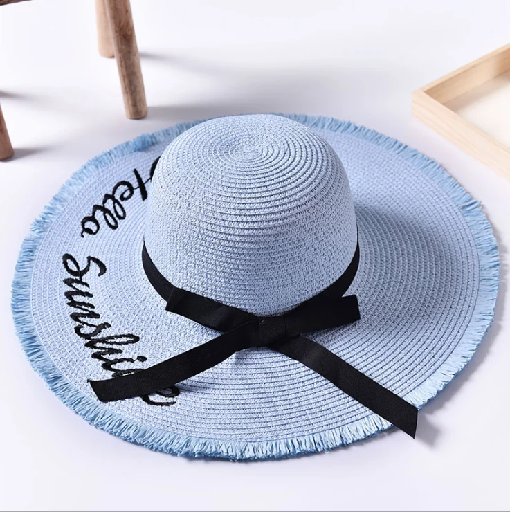 Hello Sunshine Embroidered Sun Hats