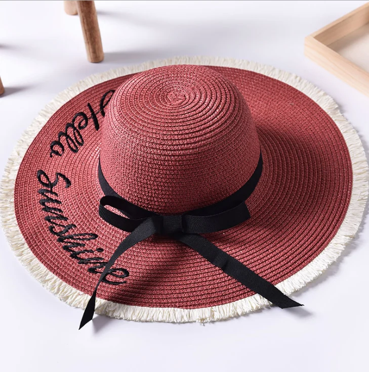 Hello Sunshine Embroidered Sun Hats