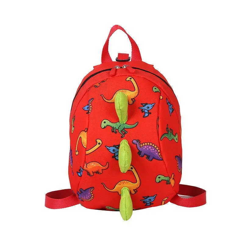 Dinosaur Pattern & 3D Spikes Backpack