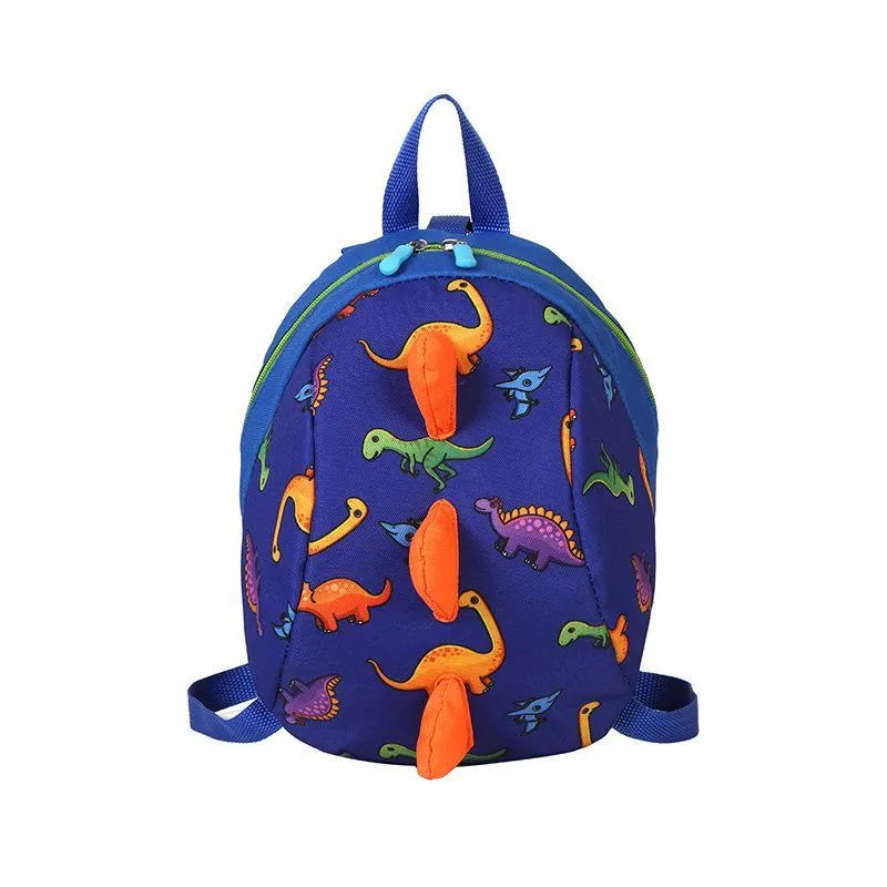 Dinosaur Pattern & 3D Spikes Backpack