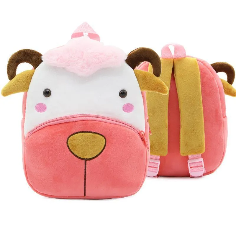 Cartoon Animal Plush 3D Backpacks
