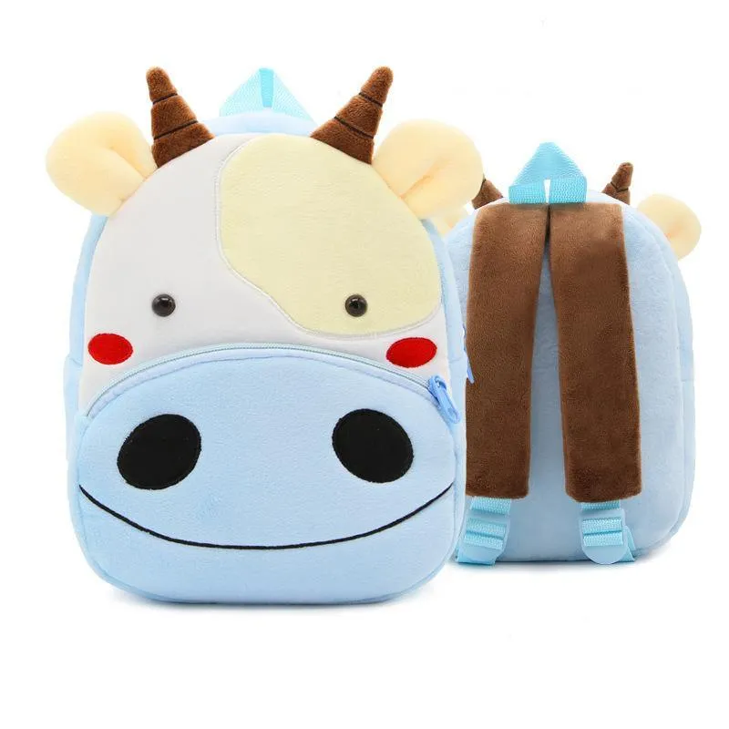 Cartoon Animal Plush 3D Backpacks