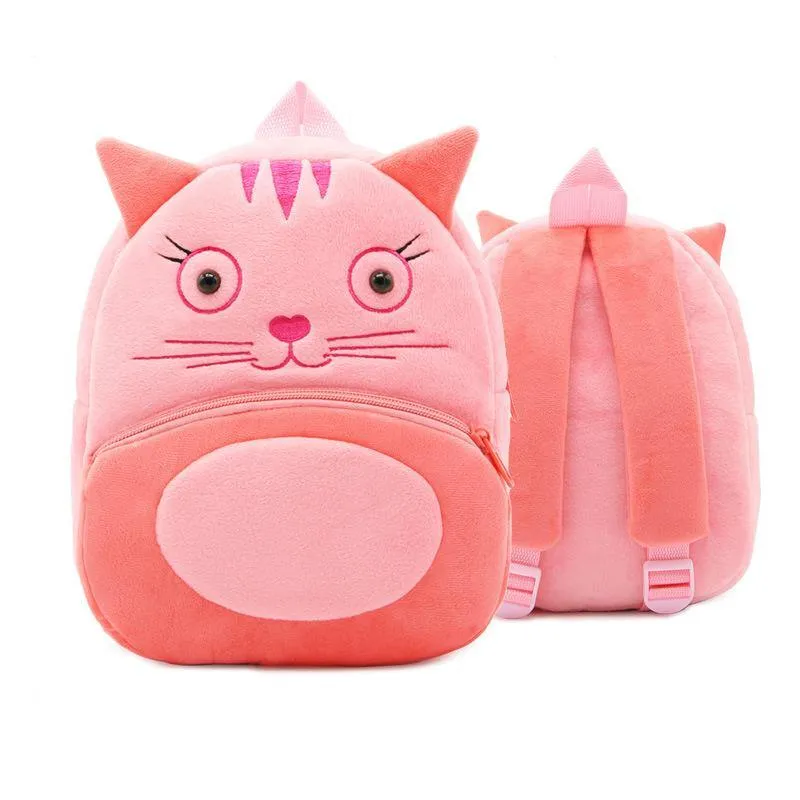 Cartoon Animal Plush 3D Backpacks