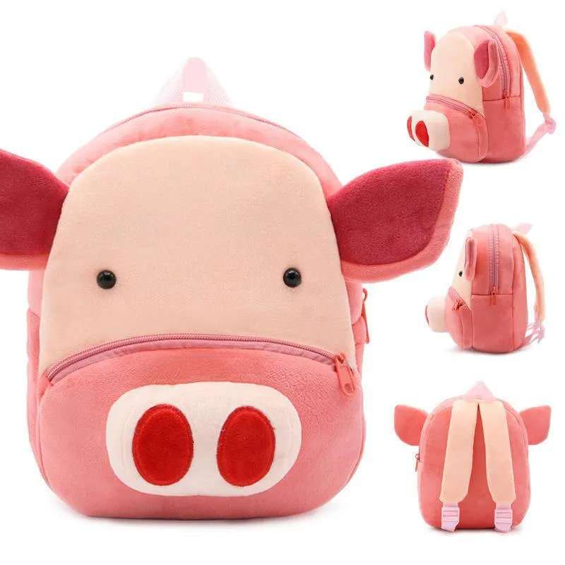 Cartoon Animal Plush 3D Backpacks