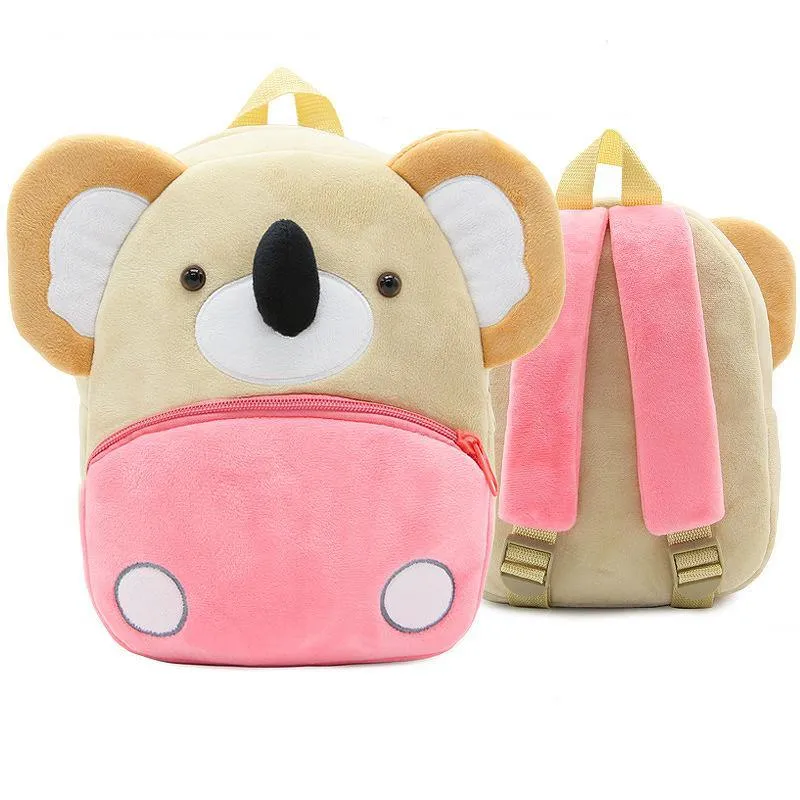 Cartoon Animal Plush 3D Backpacks