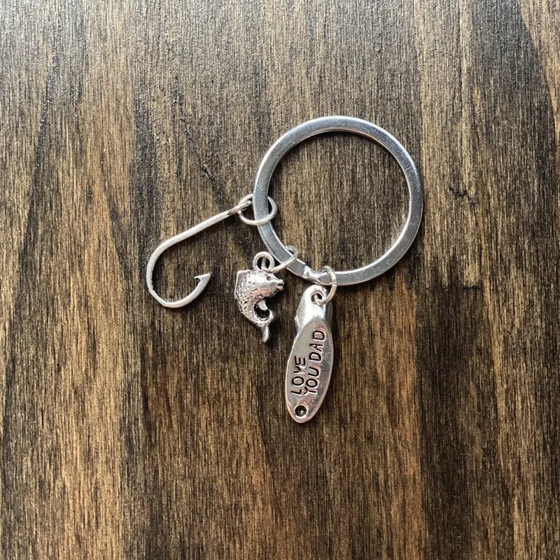 Fishing Dad Keychain