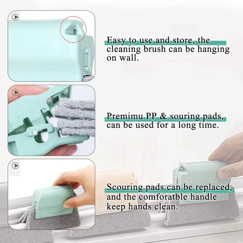 GrooveGlide Window Cleaner Brush
