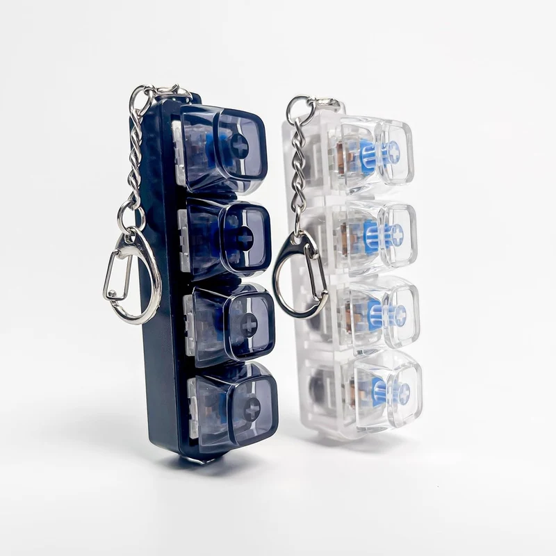 StressLess Click Keyboard Keychain