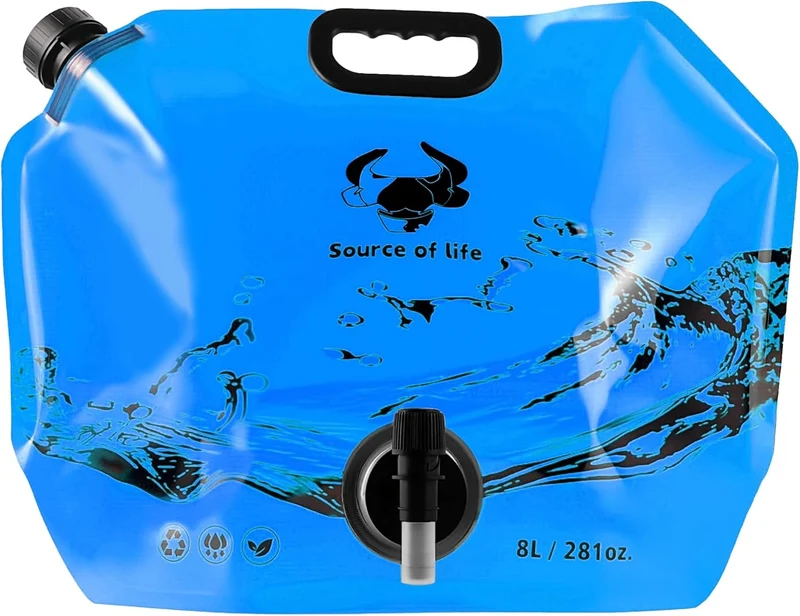 SpillSafe Portable Water Bag 8L