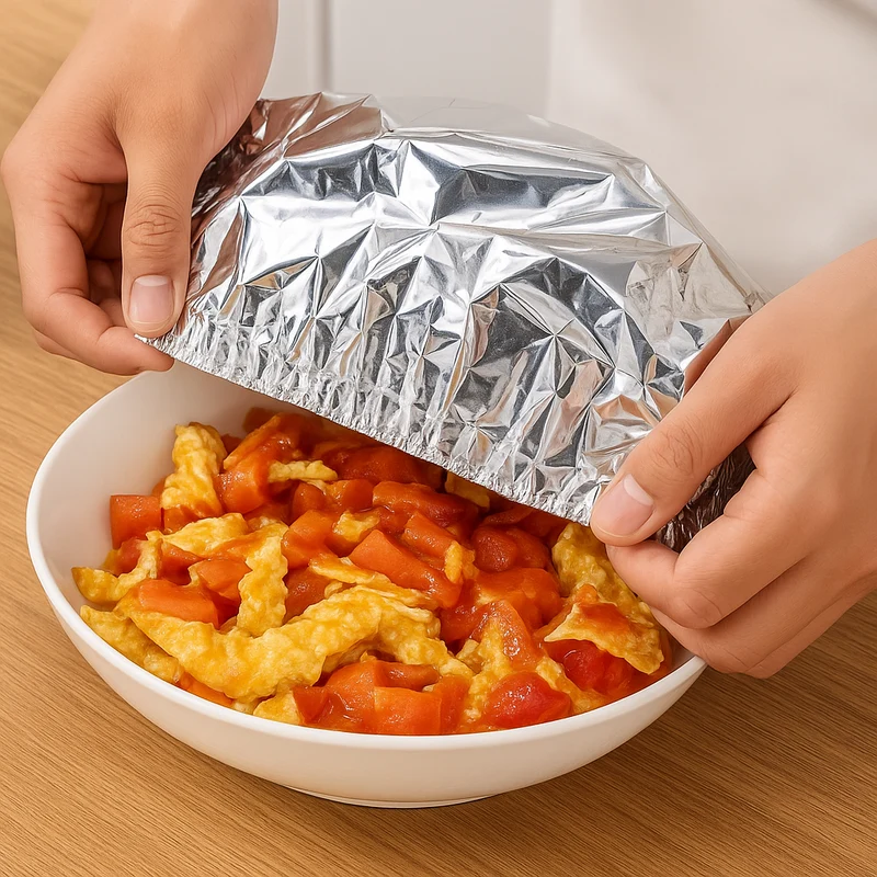 HotGuard Reusable InstaClean Aluminum Foil Cover