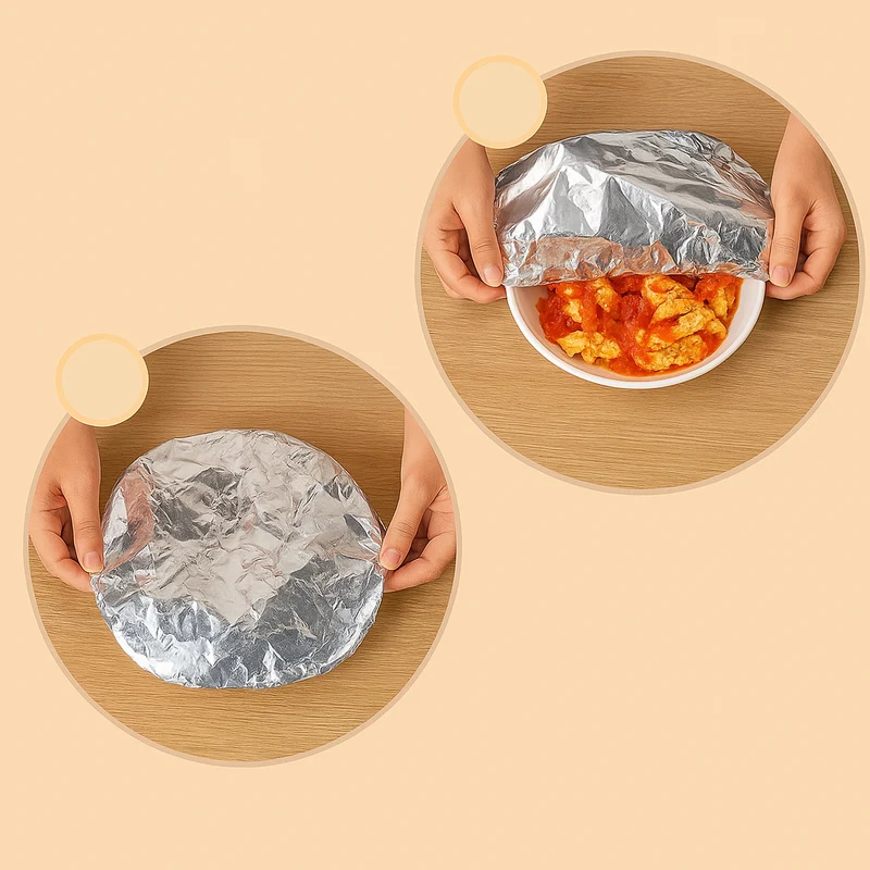 HotGuard Reusable InstaClean Aluminum Foil Cover