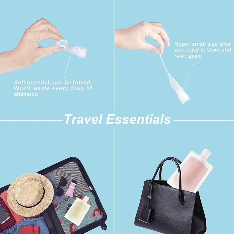 Transparent Refillable Pouch