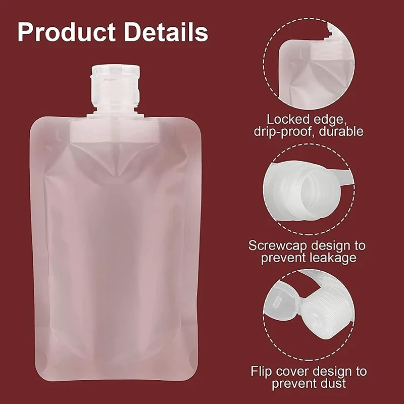 Transparent Refillable Pouch
