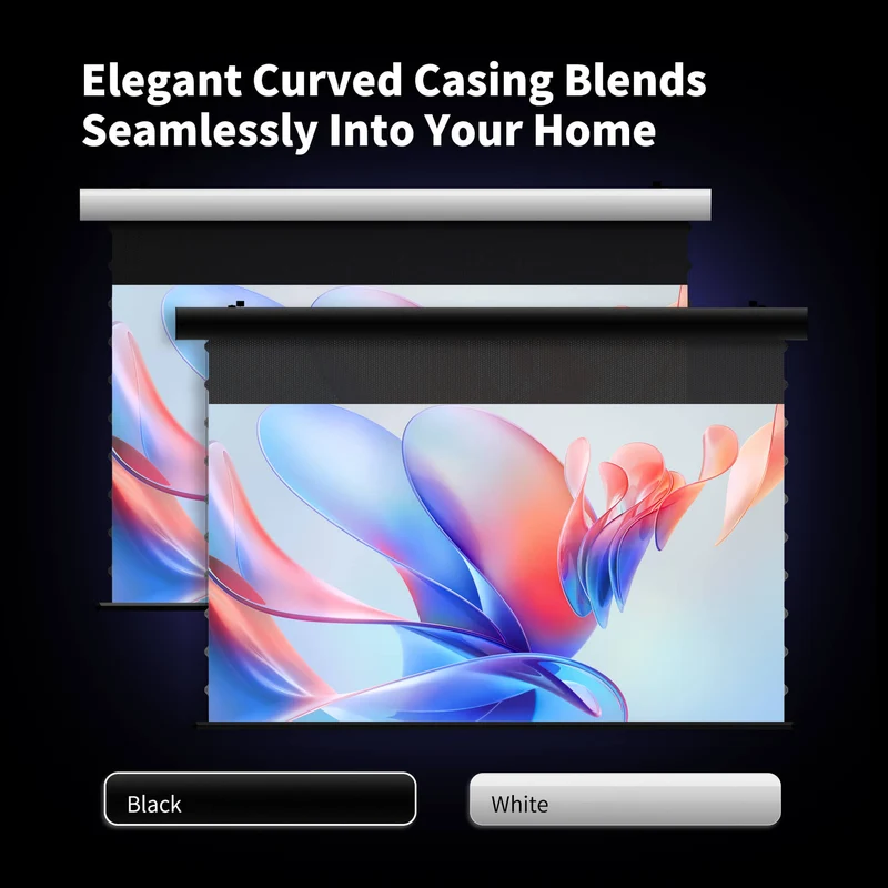 WUPRO Cinema FlowArc CLR Smart Motorized Drop-Down Screen CBSP