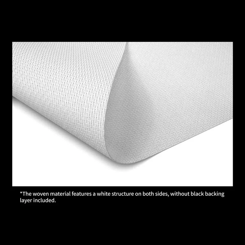 WUPRO Cinema FlowArc Smart Motorized Drop-Down Screen Anti Speckle Woven Acoustically Transparent