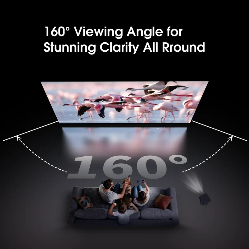 WUPRO Cinema Gallery Anti-Speckle Fixed Frame Screen Woven Acoustically Transparent