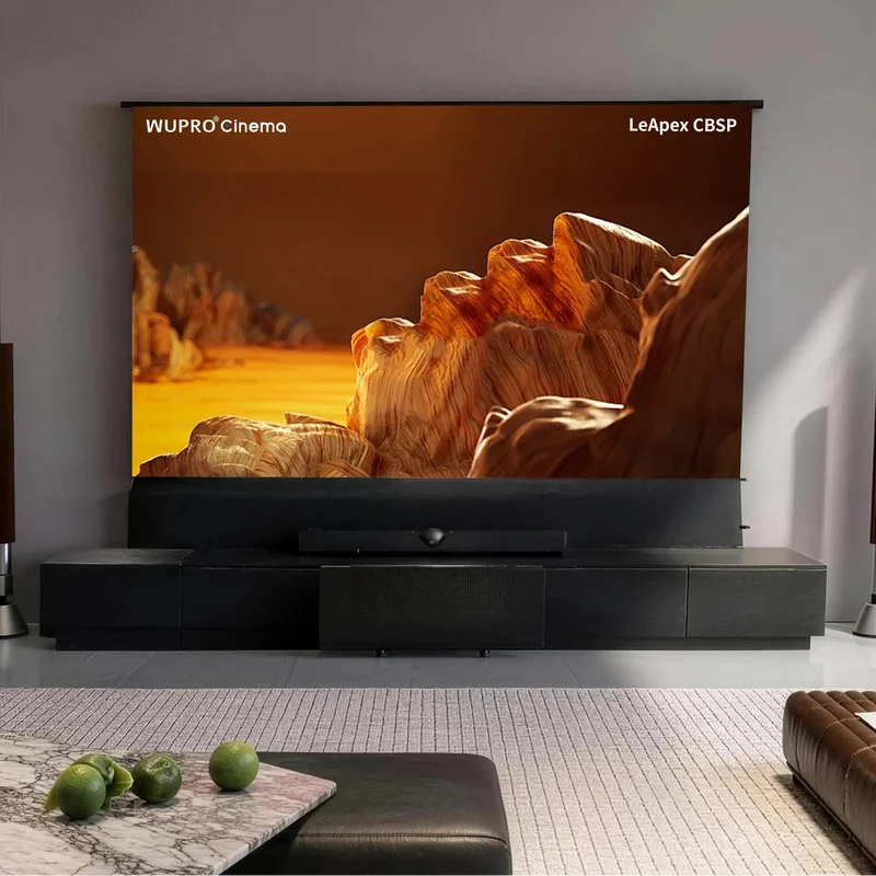WUPRO Cinema BERLIN Invisible Ultra Short Throw Projector Laser TV Cabinet