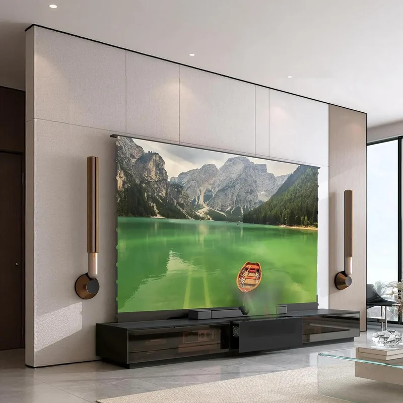 WUPRO Cinema BERLIN Invisible Ultra Short Throw Projector Laser TV Cabinet