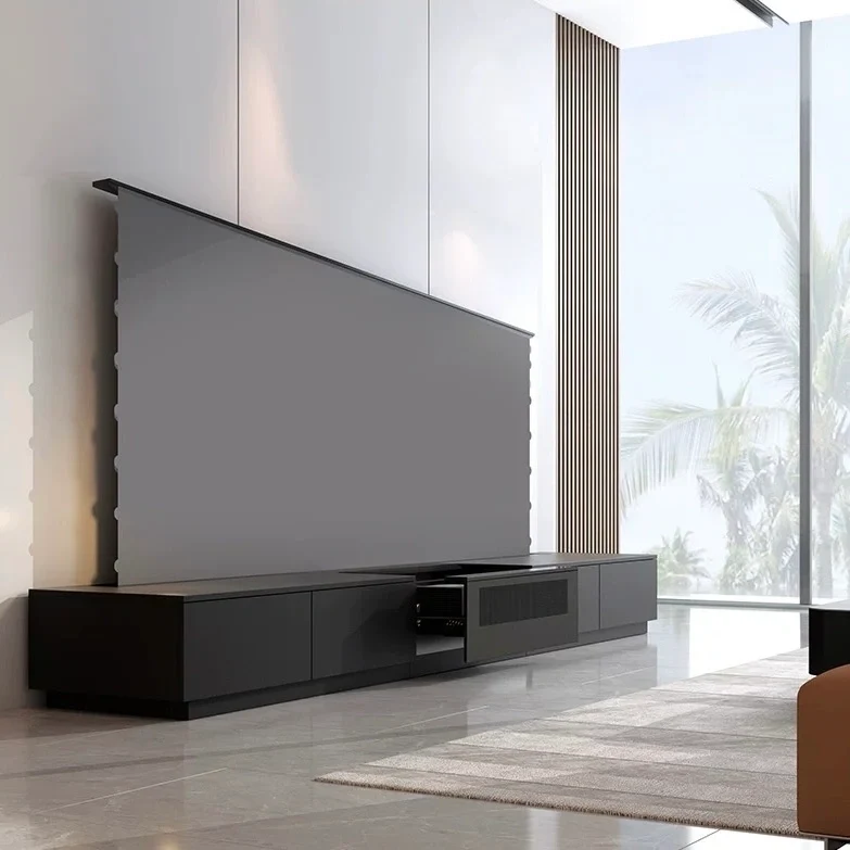 WUPRO Cinema PHANTOM Invisible Ultra Short Throw Projector Laser TV Cabinet
