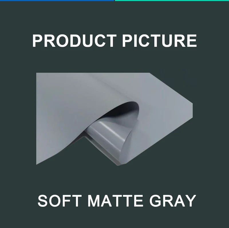 WUPRO Cinema Gallery Fixed Frame Screen Soft Matte Grey