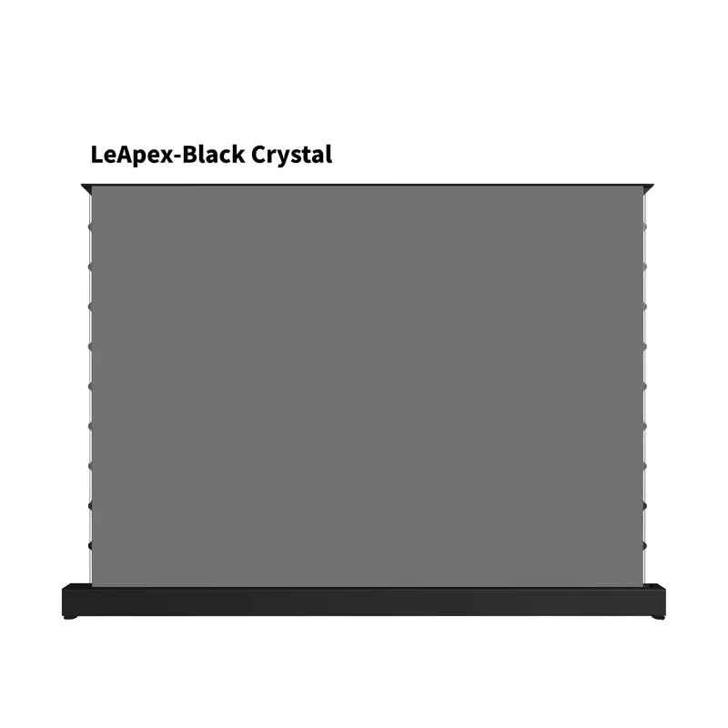 WUPRO Cinema LeApex ALR Smart Motorized Floor Rising Screen Black Crystal
