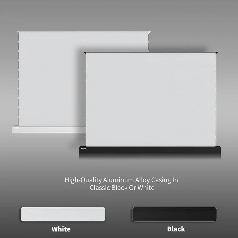 WUPRO Cinema LeApex Smart Motorized Floor Rising Screen Soft Matte White