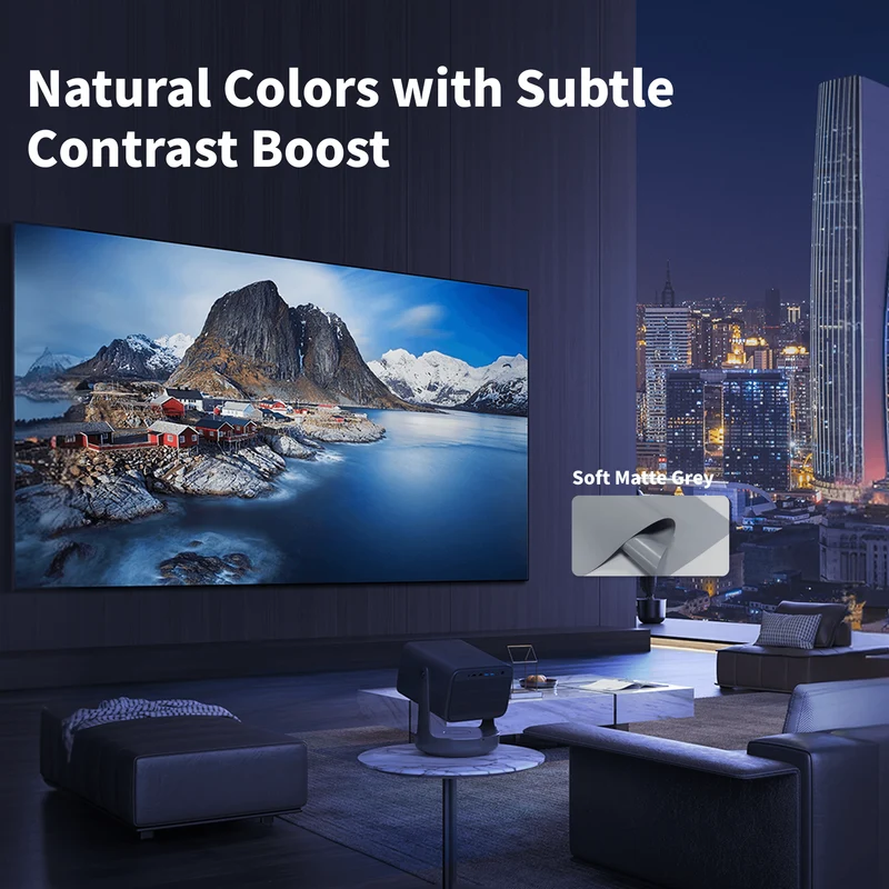 WUPRO Cinema Gallery Fixed Frame Screen Soft Matte Grey