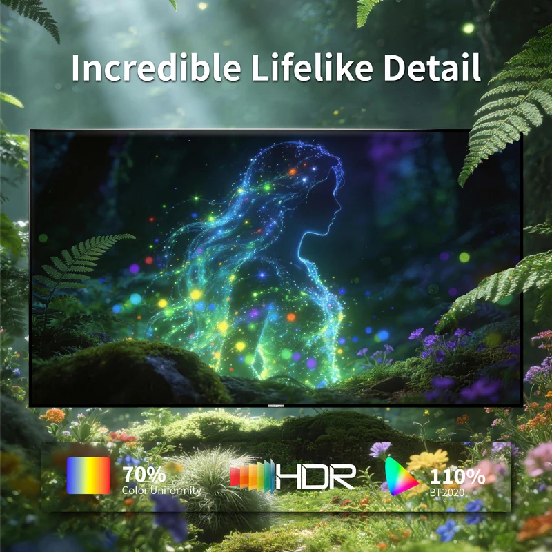 WUPRO Cinema 150 inch SEAMLESS Peacock Evo ALR Fixed Frame Screen Fresnel
