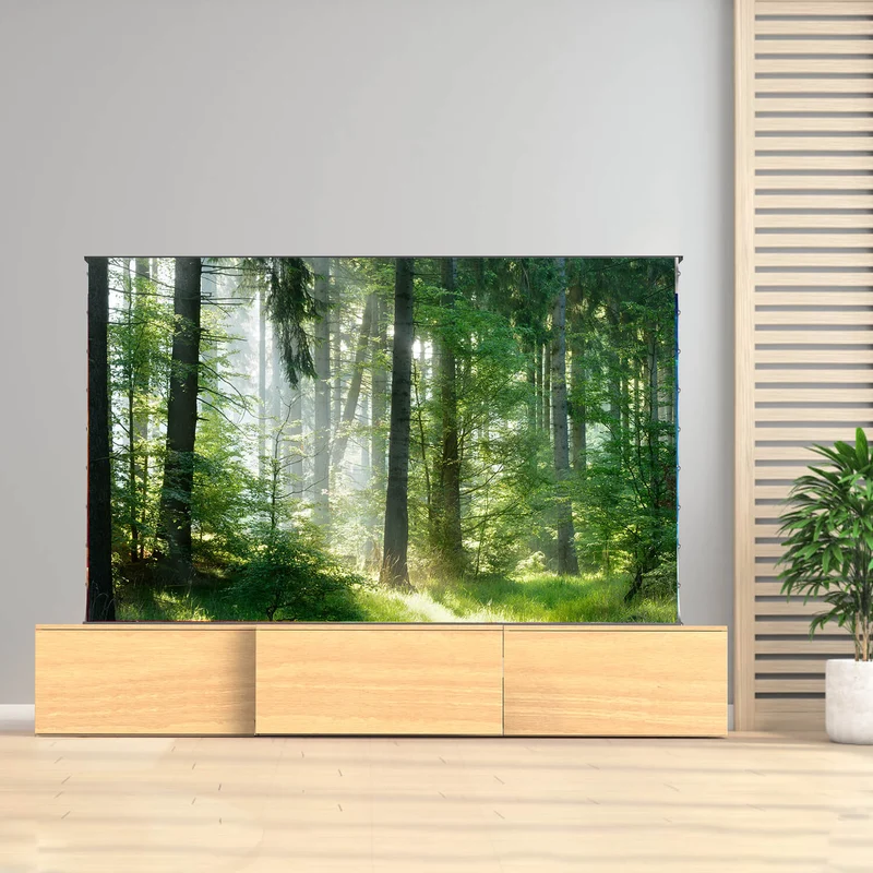 WUPRO Cinema DSP-580S Ultra Short Throw Projector Laser TV Cabinet