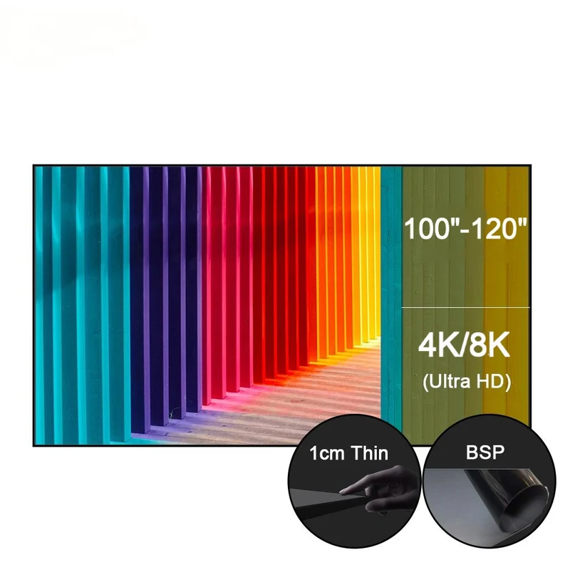 WUPRO Cinema Gallery Lite CLR Fixed Frame Screen BSP
