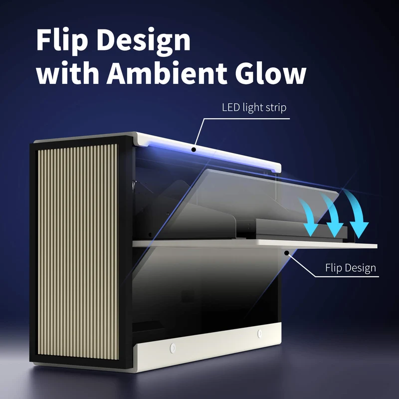 WUPRO Cinema Smart Laser TV Cabinet Flip Design C1 Nano