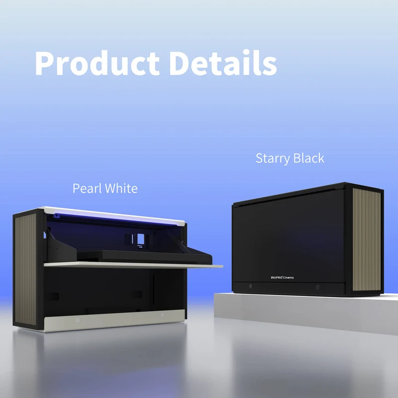 WUPRO Cinema Smart Laser TV Cabinet Flip Design C1 Nano