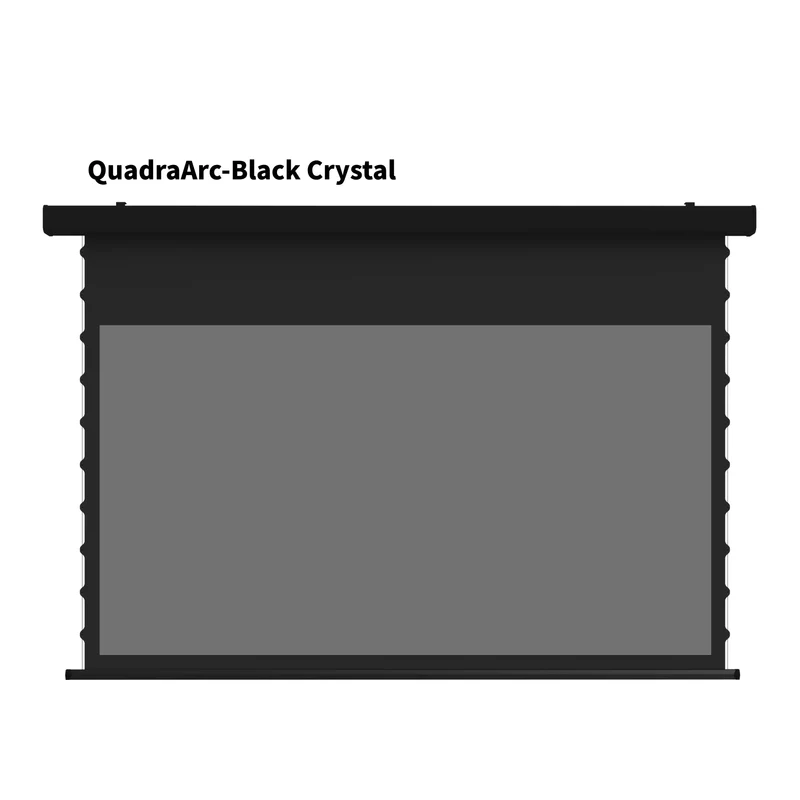 WUPRO Cinema QuadraArc ALR Smart Motorized Drop-Down Screen Black Crystal