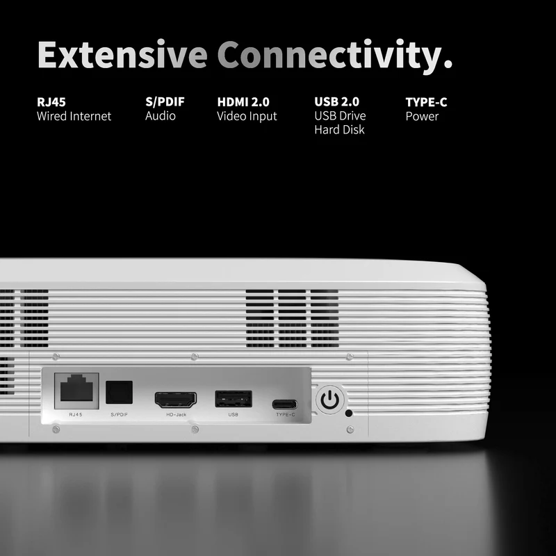 WUPRO Cinema G3 Triple Laser Mini UST Smart Projector