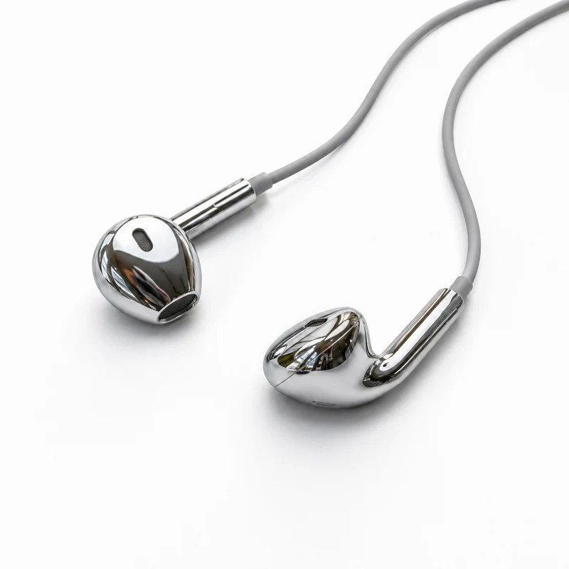 Chrome Earphones by RetroGoods™
