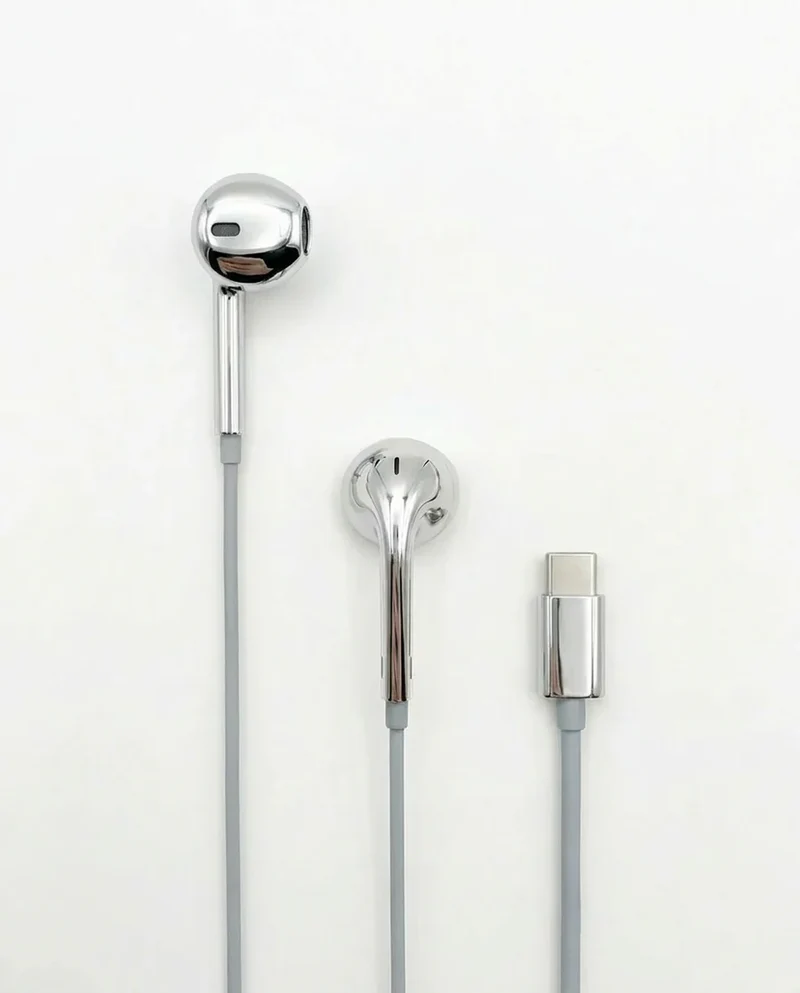 Chrome Earphones by RetroGoods™