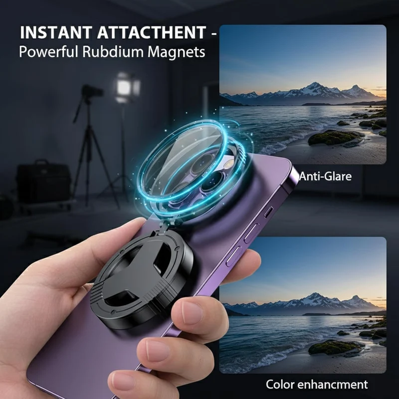 Anti-Glare Magnetic Phone Filter by RetroGoods™
