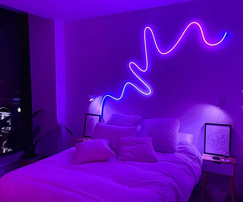 NeonGlow Smart Rope Strip Light with Music Syncing (5 Meters) by RetroGoods™
