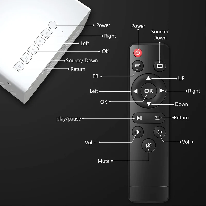 Mini Projector by RetroGoods™