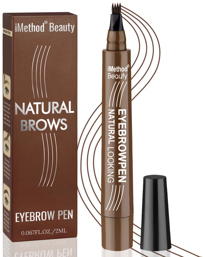 Eyebrow Pen, Waterproof & Long Lasting (Pack of 2)