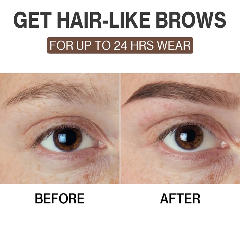 Eyebrow Pen, Waterproof & Long Lasting (Pack of 2)